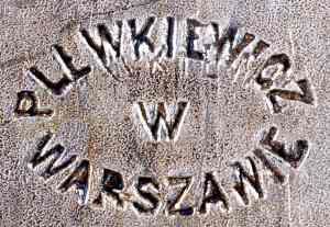 Plewkiewicz company mark ~1900 - ~1914