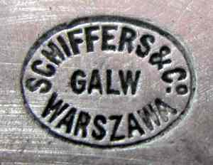Schiffers foundry mark ~1888 - ~1914