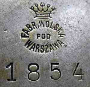 Wola factory mark ~1885 - ~1914