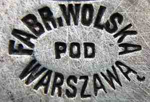 Wola factory mark ~1885 - ~1914