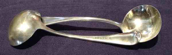 silverplate ladles by James Dixon & Sons