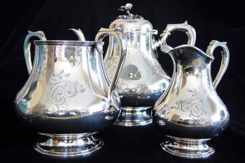 Mappin & Webb silverplate teaset