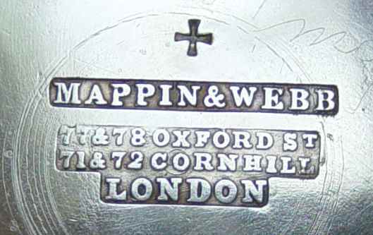 mark on Mappin & Webb silverplate teaset