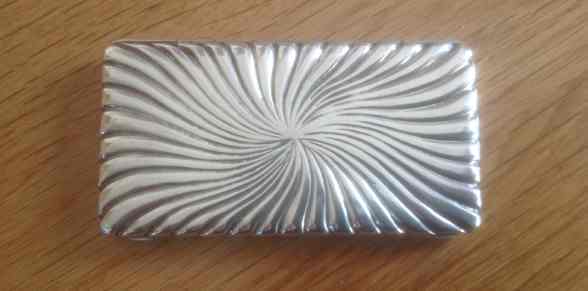 silver box hallmarked London 1888