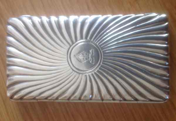 silver box hallmarked London 1888