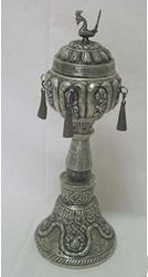 silver besamim spice tower - Iraq 19th century