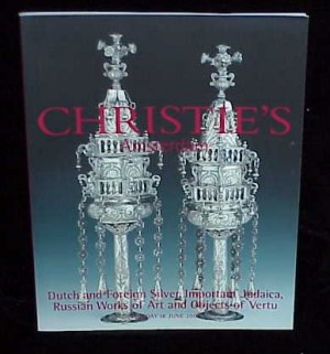 Christie's auction catalog of Silver Judaica