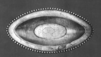 small dish engraved with a fish